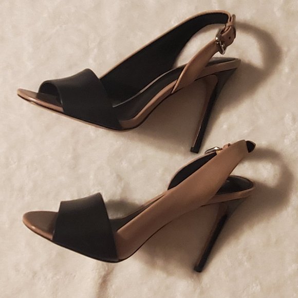 COACH Open Toe Strappy Heels - Size 7.5 - Picture 6 of 10